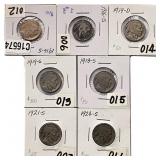 [7] Buffalo Nickel Lot