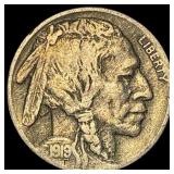 1919-D Buffalo Nickel LIGHTLY CIRCULATED