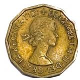 1963 England 3 Pence