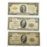[3] 1860 Hamilton $10 & Jefferson $2