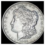 1901 Morgan Silver Dollar CLOSELY UNCIRCULATED