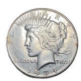 1934 Silver Peace Dollar