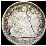 1876 Seated Liberty Quarter NEARLY  UNCIRCULATED