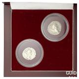 [2]Roman Aurelius&Faustina SIlver Denarius Set
