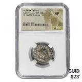 Roman Gallienus, AD 253-268 BI Dbl-Denarius NGC