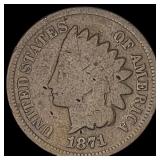 1871 Indian Head Cent NICELY CIRCULATED