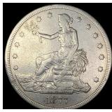 1877-S Silver Trade Dollar NEARLY UNCIRCULATED