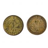 [2 Coins] 1944 Philippines 20 Centavos