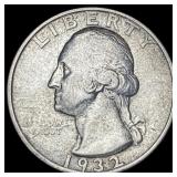 1932 Silver Washington Quarter CLOSELY UNCIRCULATE