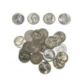 [27 Coins]1934-1962 Washington Silver Quarter