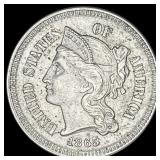 1865 Nickel Three-Cent Piece UNCIRCULATED