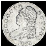 1833 Capped Bust Half Dollar CLOSELY UNCIRCULATED
