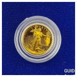 1990-P 1/10 oz Gold American Eagle $5 Proof