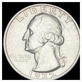 1932-S Silver Washington Quarter UNCIRCULATED