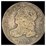 1829 Capped Bust Dime NICELY CIRCULATED