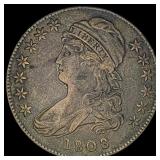 1808 Silver Half Dollar NEARLY UNCIRCULATED
