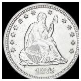 1875 Seated Liberty Quarter UNCIRCULATED
