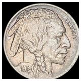 1916-D Buffalo Nickel CHOICE AU