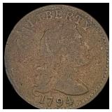 1794 Liberty Cap Large Cent NICELY CIRCULATED