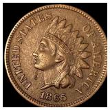 1865 Indian Head Cent NEARLY UNCIRCULATED