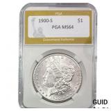 1900-S Morgan Silver Dollar PGA MS64