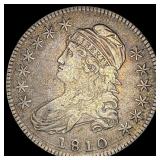 1810 Capped Bust Half Dollar LIGHTLY CIRCULATED