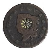 1819 Puerto Rico 1 Cent XF