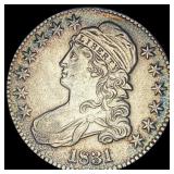 1831 Capped Bust Half Dollar CLOSELY UNCIRCULATED