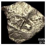 1500s-1600s Spanish Colonial Silver Cob NEARLY UNC
