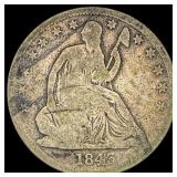 1843-O Silver Seated Liberty Half Dollar NICELY CI