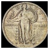 1917 Type 1 Standing Liberty Quarter LIGHTLY CIRCU