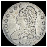 1834 Capped Bust Half Dollar LIGHTLY CIRCULATED