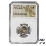 Roman Valerian I, AD 253-260 BI Dbl-Denarius NGC