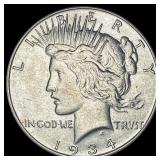 1934 Silver Peace Dollar UNCIRCULATED