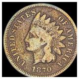 1870 Indian Head Cent NICELY CIRCULATED