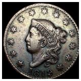 1819 Coronet Head Large Cent NEARLY UNCIRCULATED