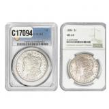 [2 Coins] 1886-1890 Morgan Silver Dollar PCGS/NGC