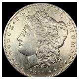1891-S Silver Morgan Dollar CLOSELY UNCIRCULATED