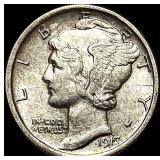 1917-D FSB Silver Mercury Dime UNCIRCULATED
