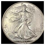 1936-D Silver Walking Liberty Half Dollar UNCIRCUL