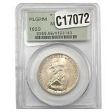 1920 Pilgrim Half Dollar PCGS MS65