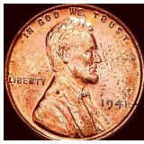 1941 Lincoln Wheat Cent CHOICE PROOF