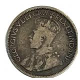 1913 Canada 10 Cents Broad Leaves