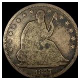 1877-S Silver Half Dollar NICELY CIRCULATED