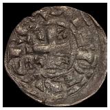 1248-1279 Portugal Alfonso III Silver Denero NEARL