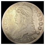 1811 Capped Bust Half Dollar NEARLY UNCIRCULATED