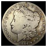 1904-S Silver Morgan Dollar NICELY CIRCULATED