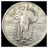 1927-S Silver Standing Liberty Quarter NEARLY UNCI