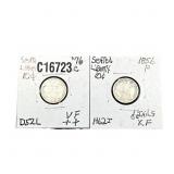 [2 Coins]1856/1876 Seated Liberty Dime