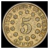 1870 Shield Nickel LIGHTLY CIRCULATED